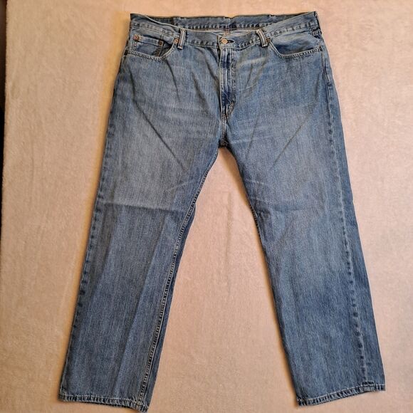 Levis 559 Jeans Mens 42 X 30 Relaxed Straight Leg Medium Wash - Picture 1 of 12